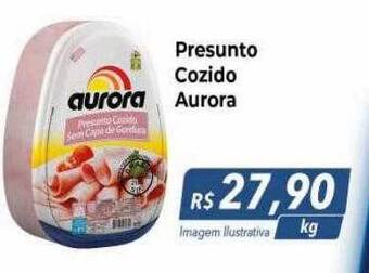 Hiper Moreira Presunto Cozido Aurora oferta