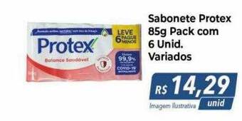 Hiper Moreira Sabonete Protex Pack Com 6 Unid.variados oferta