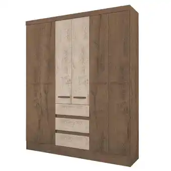 Benoit Guarda Roupa Roupeiro Casal Barcellona Athenas 6 Portas 3 Gavetas oferta