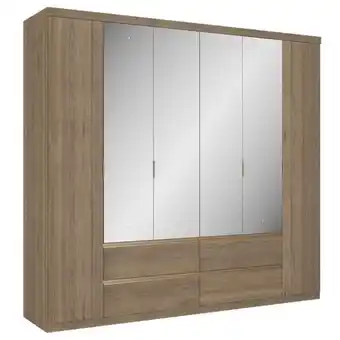 Benoit Roupeiro Guarda Roupa Casal THB Nobre Glass 6 Portas com Espelho oferta