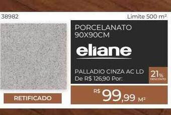 ABC da Construção Porcelanato 90x90cm Eliane oferta