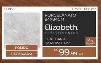 ABC da Construção Porcelanato 84x84cm Elizabeth oferta