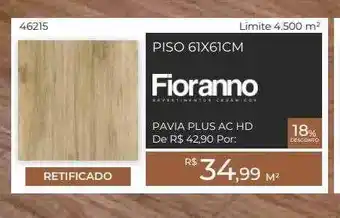 ABC da Construção Piso 61x61cm Fioranno oferta