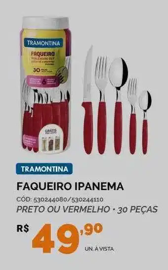 Carajás Tramontina Faqueiro Ipanema oferta