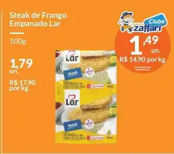 Zaffari Steak De Frango Empanado Lar oferta