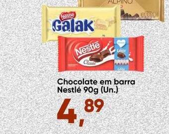 Imec Supermercados Chocolate Em Barra Nestlé oferta