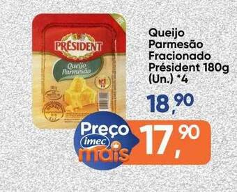 Imec Supermercados Queijo Parmesão Fracionado Président oferta