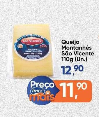 Imec Supermercados Queijo Montanhês São Vicente oferta