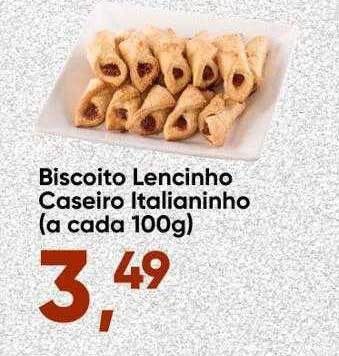 Imec Supermercados Biscoito Lencinho Caseiro Italianinho oferta