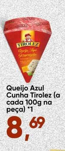 Imec Supermercados Queijo Azul Cunha Tirolez oferta