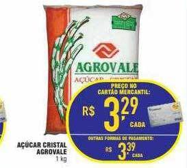 Mercantil Rodrigues Açucar Cristal Agrovale oferta