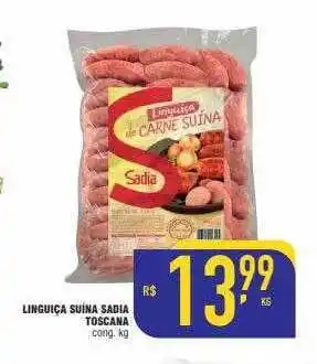 Mercantil Rodrigues Linguiça Suina Sadia Toscana oferta