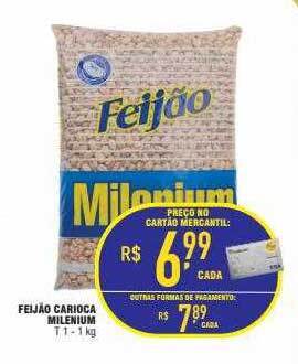 Mercantil Rodrigues Feijão Carioca Milenium oferta