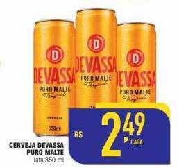 Mercantil Rodrigues Cerveja Devassa Puro Malte oferta