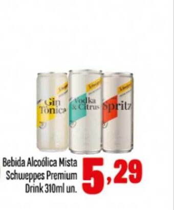 Bebida Alcoólica Mista Schweppes Premium Drink