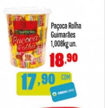 Rede Top Paçoca Rolha Guimarães oferta