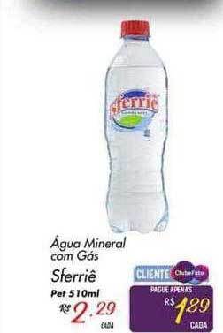 água Mineral Com Gás Sferriê