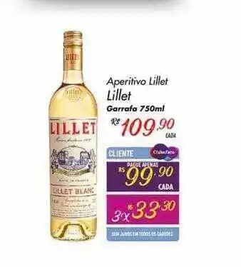 Muffato Aperitivo Lillet Lillet Garrafa oferta