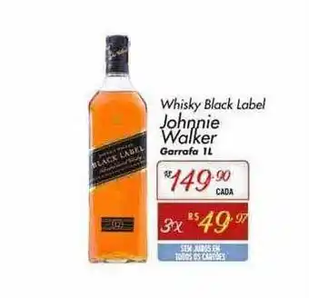 Muffato Whisky Black Label Johnnie Walker Garrafa oferta