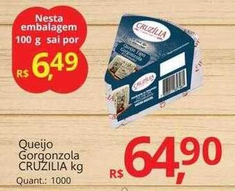 Supermercados Koch Queijo Gorgonzola Cruzilia oferta