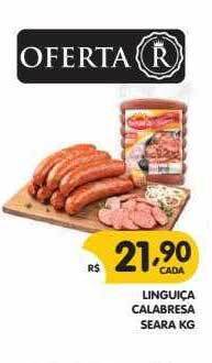 Supermercados Real Linguiça Calabresa Seara Kg oferta