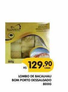 Supermercados Real Lombo De Bacalhau Bom Porto Dessalgado oferta