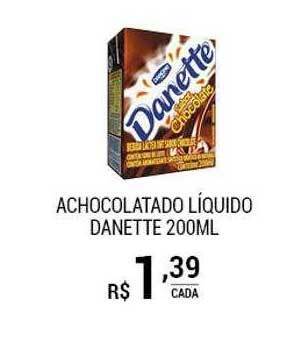 Achocolatado Líquido Danette