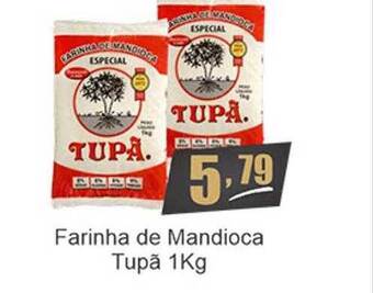 Dubom Supermercados Farinha De Mandioca Tupã oferta