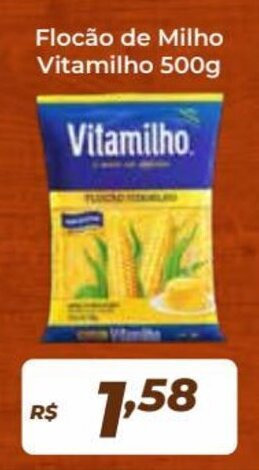 Atakarejo Flocao de Milho Vitamilho 500g oferta