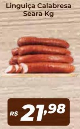 Linguica Calabresa Seara 1kg
