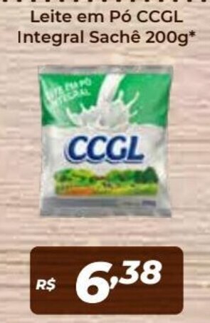 Atakarejo Leite em po CCGL Integral Sache 200g oferta