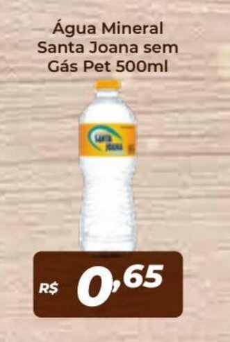 Atakarejo Agua Mineral Santa Joana Sem Gas pet 500ml oferta
