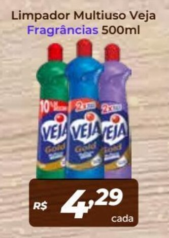 Atakarejo Limpador Multiuso Veja Fragrancias 500ml oferta