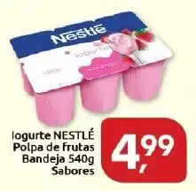 Supermercados Nori Iogurte Nestle Polpa de Frutas bandeja 540g sabores oferta