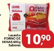 Supermercados Nori Lasanha Forno de Minas 600g sabores oferta