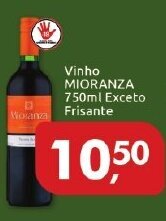 Supermercados Nori Vinho Mioranza 750ml Exceto Frisante oferta