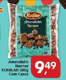 Amendoim runner Kodilar 500g com casca