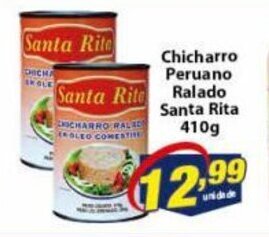 Vencedor Atacadista Chicharro Peruano ralado Santa Rita 410g oferta
