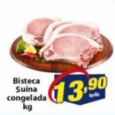 Vencedor Atacadista Bisteca Suina Congelada 1kg oferta