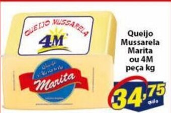 Vencedor Atacadista Queijo Mussarela Marita ou 4M 1kg oferta