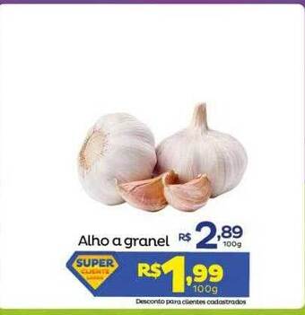 Super Lagoa Alho A Granel oferta