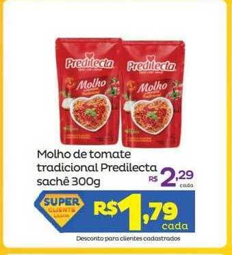 Super Lagoa Molho De Tomate Tradicional Predilecta oferta
