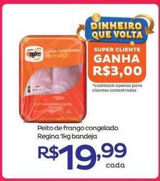 Super Lagoa Peito De Frango Congelado Regina oferta