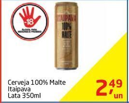 Tenda Atacado Cerveja 100% malte itaipava 350ml oferta