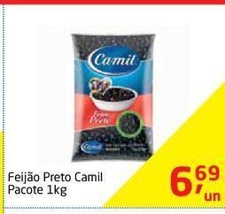 Tenda Atacado Feijão preto camil 1kg oferta