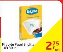 Filtro de papel brigitta 103 30un