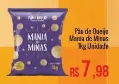 Pão de queijo mania de minas 1kg