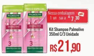Mart Minas Kit shampoo palmolive 350ml c/3 unidade oferta