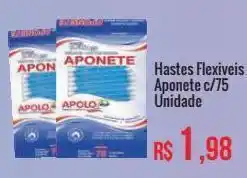 Hastes flexiveis aponete c/75