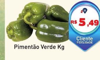 Tonin Superatacado Pimentão verde kg oferta